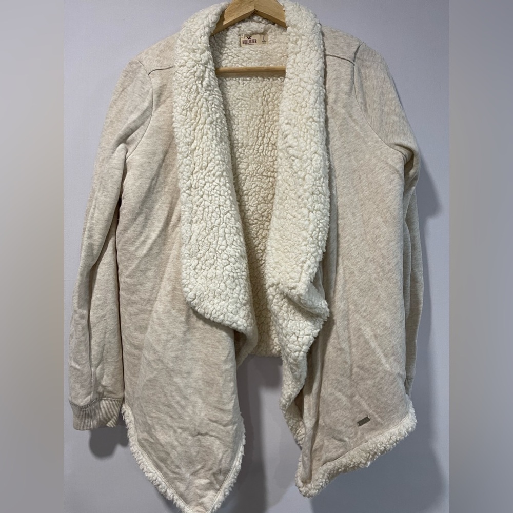 Hollister Beige Teddy Sweater